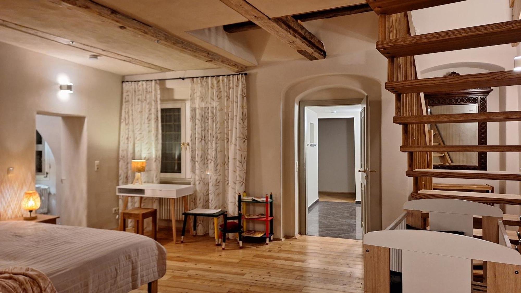 Stadtpalais Familien-Suite 4 Zimmer Mit Galerie Maximal 6 Personen Budyšín Exteriér fotografie